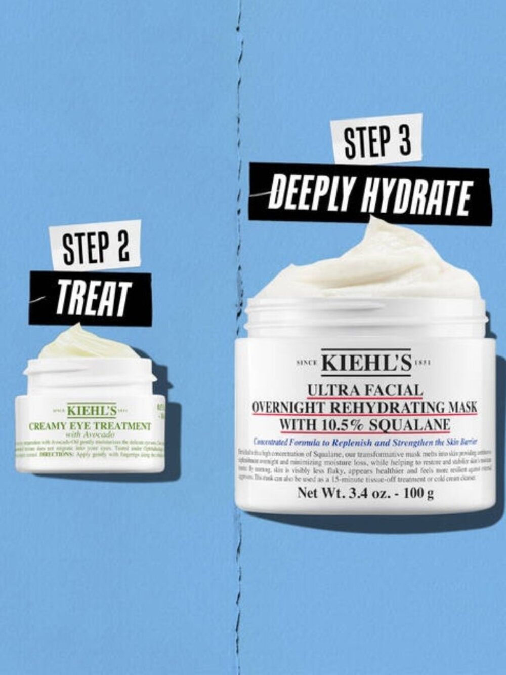Kiehl’s Skincare,Ultra Facial Overnight Rehydrating Mask-Travel 29ml,0.95oz-NEW - Picture 6 of 10